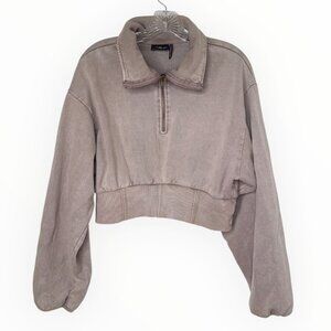 Urban Outfitters Out From Under Cropped Quarter Zip